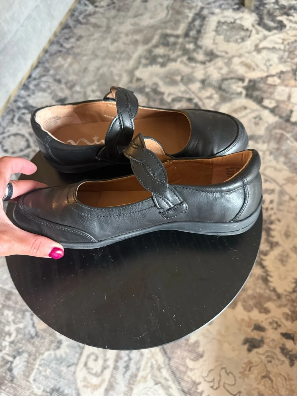 Nina EU 35 SZ 4 Marla Shoes In Black Braided Strap